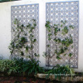 Decorative perforated metal screen privacy screen